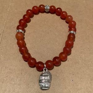 Beaded charm bracelet sz. 7